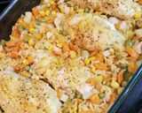 A picture of step 5 of Chicken & Rice Dinner Bake.