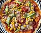 Tortilla pizza recept fázis 2 fotója