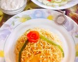 A picture of step 7 of Aloo ki taheri.
