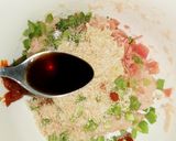 A picture of step 5 of Chicken szechuan kebab.