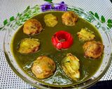 A picture of step 5 of Palak aloo kofta.