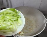 西芹炒蝦仁杏鮑菇的食譜步驟3照片
