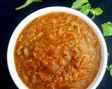 A picture of step 6 of Eggplant mint gothsu/curry.