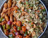 এগ চিকেন ফ্রায়েড রাইস (egg chicken fried rice recipe in Bengali রেসিপির ধাপ 7 ছবি