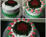 A picture of step 13 of Red & Green Velvet Cake.