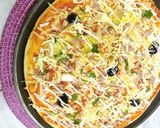 صورة لخطوة 2 من وصفة بيتزا بعجينة المايونيز 🍕🍕