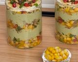 A picture of step 17 of Loaded Fusion Mexican Corn Chaat Jars 🌽🧀.