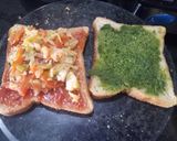 A picture of step 4 of Vegetable sandwich.