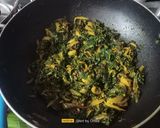A picture of step 6 of Green Amaranth Leaves Sabji.
