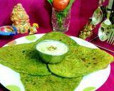 A picture of step 5 of Palak-Paneer Paratha.