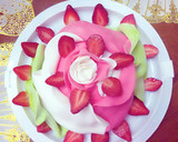 Foto del paso 3 de la receta: Pastel de fresa con leche condensada. súper fácil y rápido