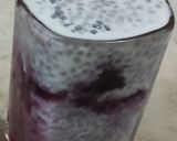 A picture of step 3 of Chia rose pudding.