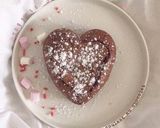 Une image de l'étape 1 de Cœur coulant au chocolat.