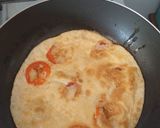 A picture of step 6 of "Pizza" egg.