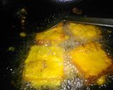 A picture of step 4 of Moong dal dhokla Sandwich.