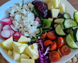 Foto del paso 1 de la receta: Ensalada de lombarda y espinacas