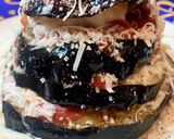 Foto del passaggio 5 della ricetta Torretta alla parmigiana con melanzane, cacioricotta e mozzarella di Bufala