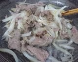 Hình bước làm 1 của món Bún trộn thịt bò