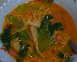 Foto langkah ke 5 dari resep Seblak Mie Jalapeno Lv.5.