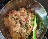 Foto langkah ke 4 dari resep Pepes Tahu Jamur.