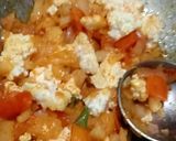 A picture of step 4 of Paneer bhurji.