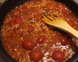 A picture of step 3 of Tomato creamy risotto.