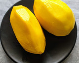 Foto del paso 1 de la receta: Mango con nata