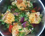 A picture of step 2 of Mediterranean Indian Fusion.