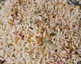 A picture of step 3 of Sukhi bhel.