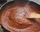 A picture of step 7 of Dhaba style spicy Rajma Beans Masala curry.