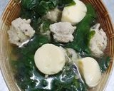 รูปขั้นตอนการทำที่ 7 ของ แกงจืดตำลึงไก่สับเต้าหู้ไข่