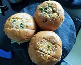 A picture of step 2 of Cheesy Garlic Bun.