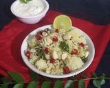 A picture of step 2 of Sama rice Khichdi.
