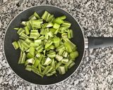 A picture of step 1 of Green Pepper Borani (Green Pepper with Yoghurt Side Dish).