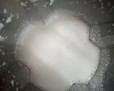 A picture of step 3 of Semovita coconut gruel.