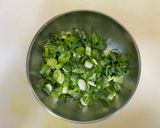 A picture of step 2 of Deluxe Seafood Knife-Cut Noodles.