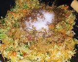 A picture of step 4 of Mughlai paratha.