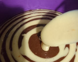 Foto del paso 3 de la receta: Torta cebra de mandarinas 🍊 y cacao