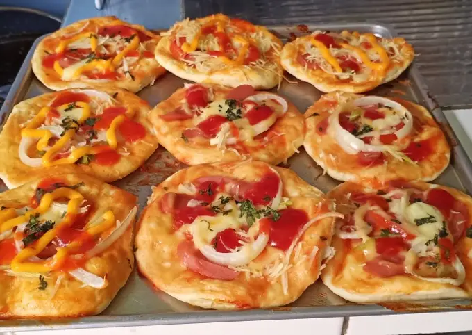 Langkah-langkah untuk membuat Resep Pizza rumahan