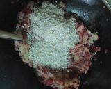 A picture of step 2 of Beetroot Burger patty.