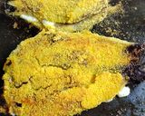 Foto del paso 4 de la receta: Berenjena ahumada, rellena con queso a la milanesa 🍆