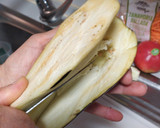Foto del paso 3 de la receta: Berenjenas rellenas de verdura, champiñones y carne picada bajas en calorías - Receta propia