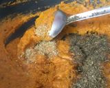 A picture of step 8 of Kadai Paneer.