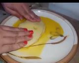 A picture of step 7 of French pita bread puff.