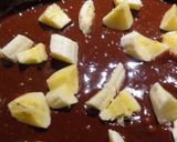 Une image de l'étape 8 de Fondant chocolat banane.