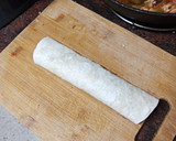 Foto del paso 4 de la receta: Burritos de solomillo, verdura y gambas (Mar y montaña)