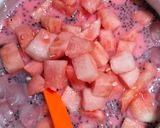Foto langkah ke 4 dari resep Es Semangka Selasih 🍉.