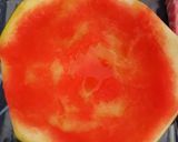 A picture of step 4 of Watermelon Icecream.
