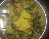 A picture of step 1 of Vatidal khaman.