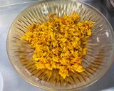 Une image de l'étape 4 de Salade de betteraves rouges au riz jaune, fonds d’artichauts et ricotta.